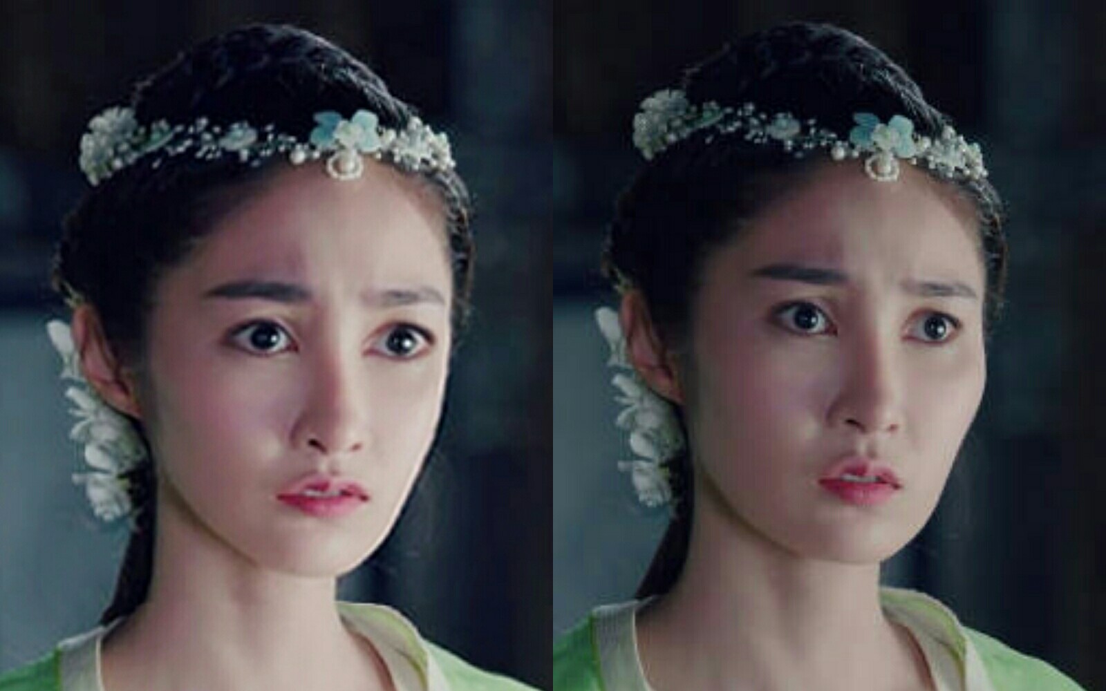 【古剑奇谭二电视剧】如何用美x秀秀给阿阮带上滤镜_哔哩哔哩 (゜-゜)