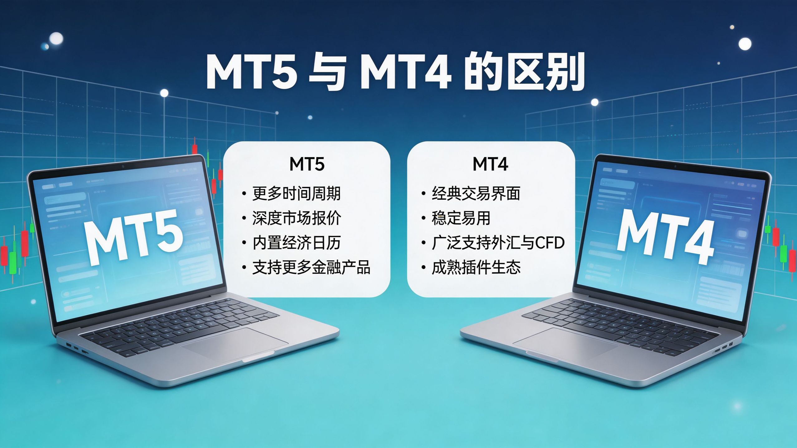 MT5交易平台哪个好?跟MT4有啥区别?一分钟讲清楚!