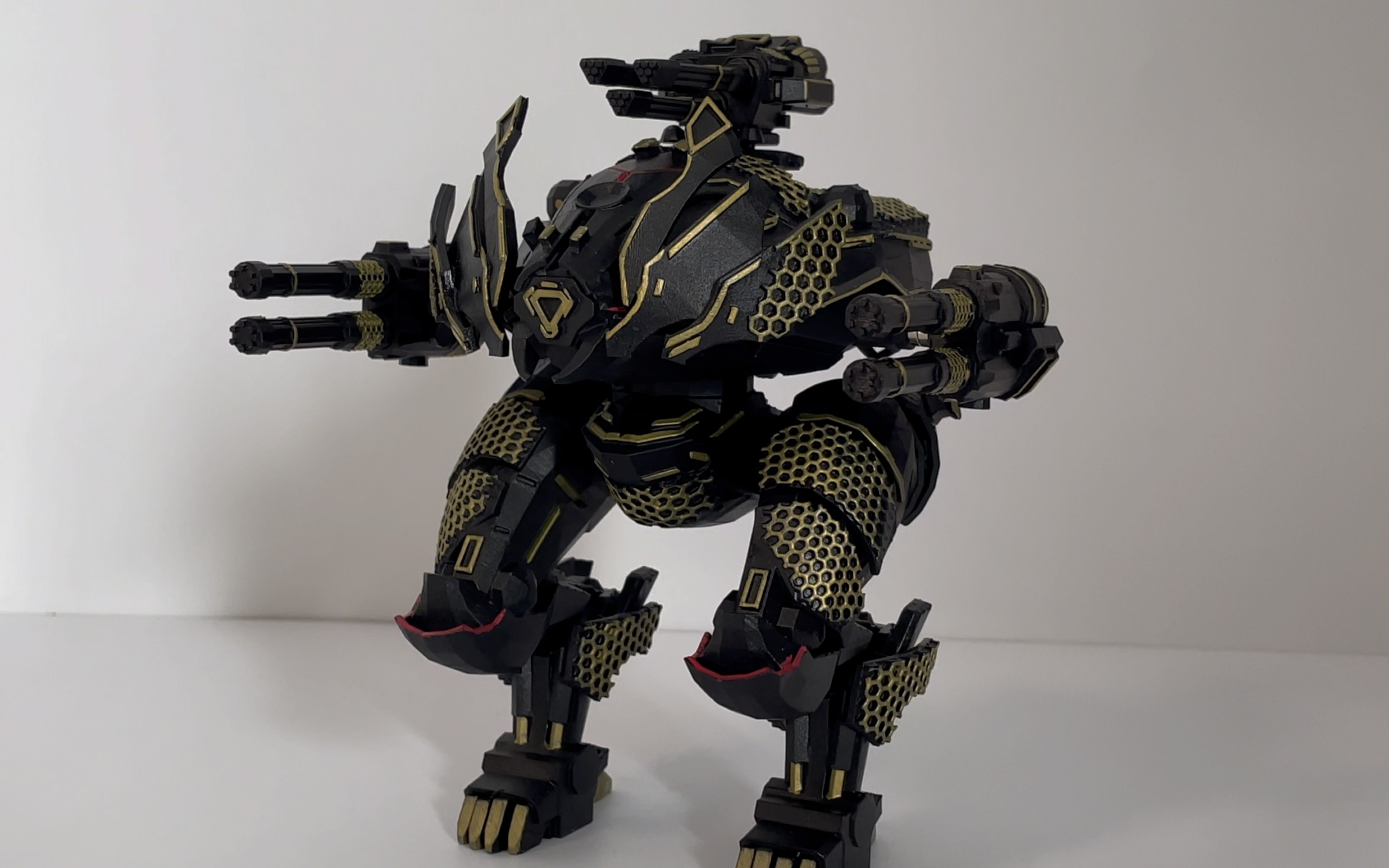 warrobots模型:可变形终极大狼