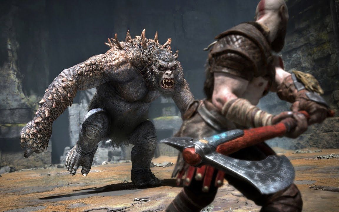 战神4全boss打法攻略视频合集第五关食人魔ogre