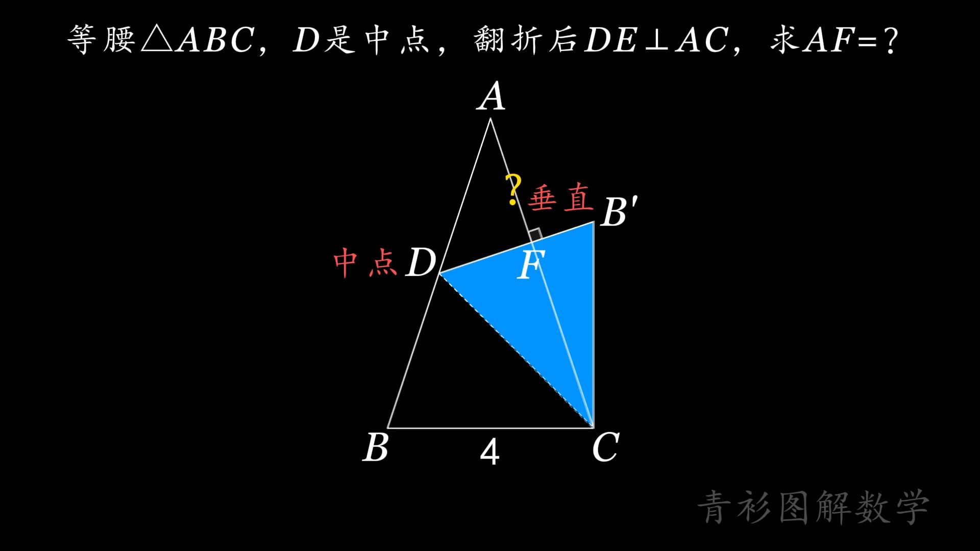 折叠问题.这么喜欢折,把我也折成团#数学思维#初中几何哔哩哔哩bilibili