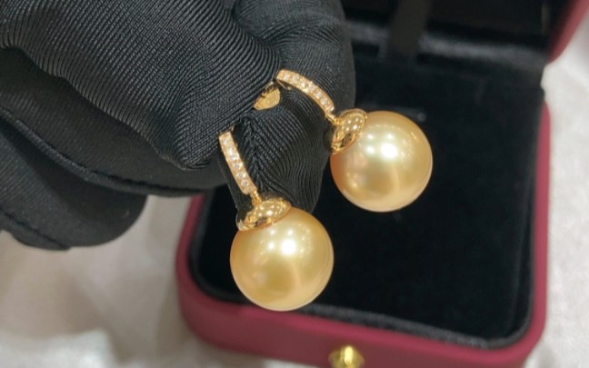 南洋金珠耳钉