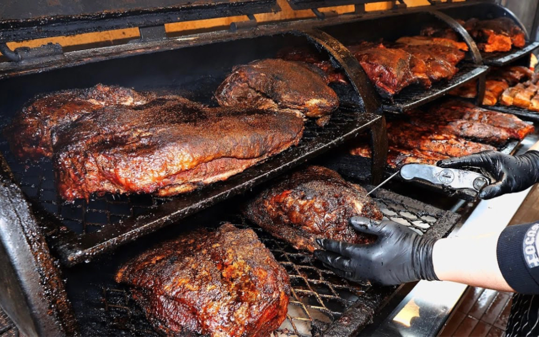 美式bbq!非常美味?原汁原味的德州烧烤【韩国街头美食】