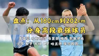 从160到202cm！全面盘点：不同身高段的历史最强球员都是谁？