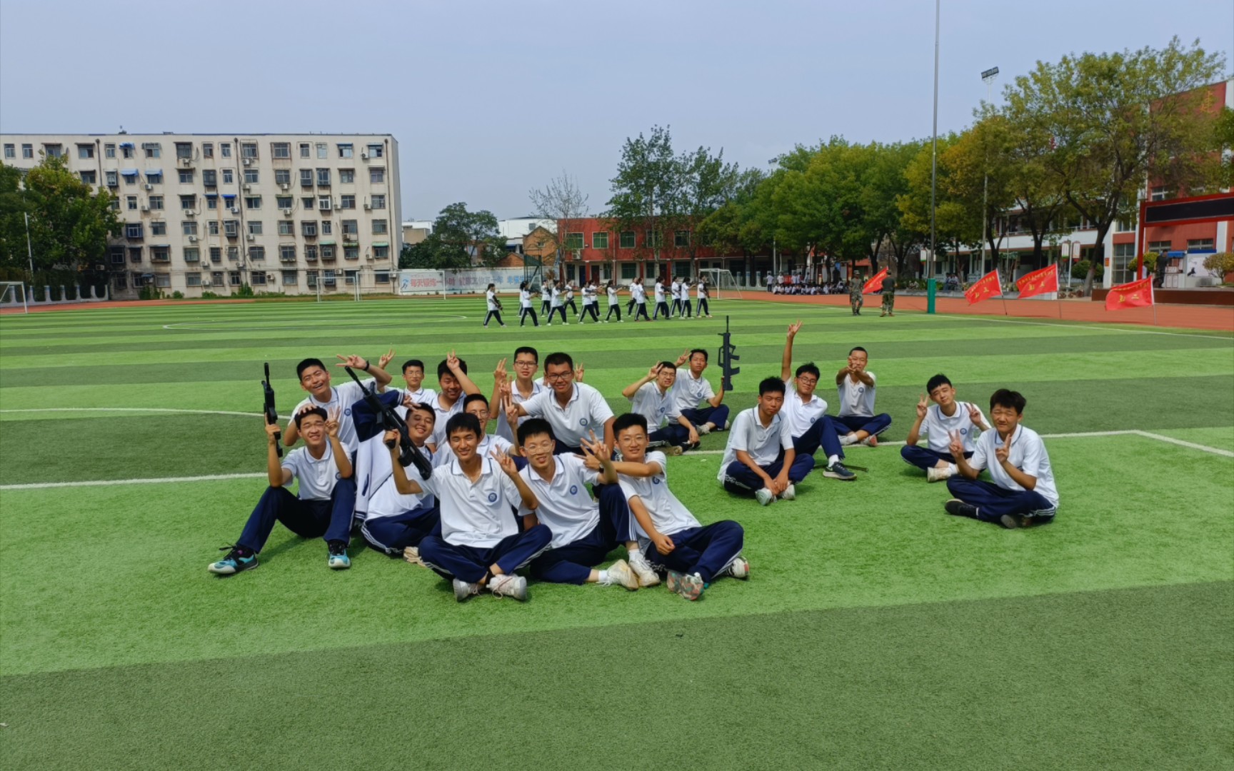 开封十中25届高二军训实录