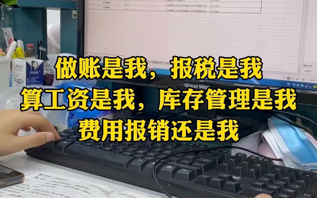 做账是我,报税是我,算工资是我,库存管理是我,费用报销还是我哔哩哔哩bilibili