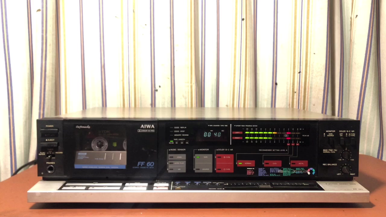 爱华ff60三磁头卡座自录自放kanashiminisayonara向悲哀说再见安全