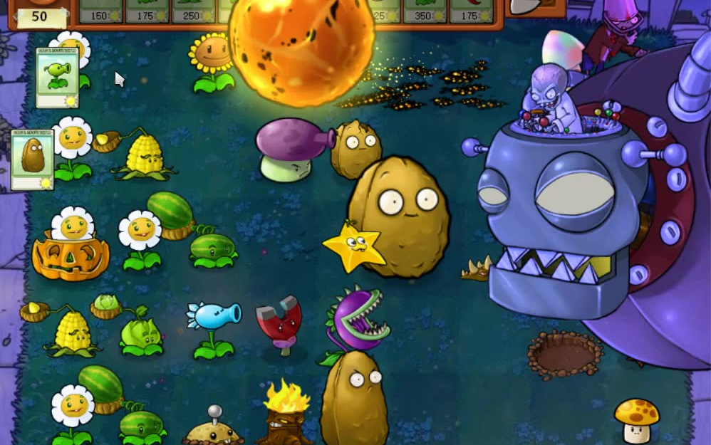 pvz:可移动的植物,6分钟之内速解僵王_哔哩哔哩bilibili_植物大战僵尸