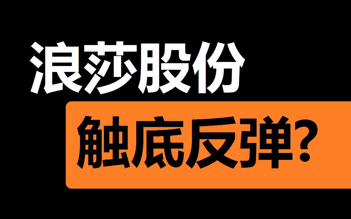 【浪莎股份】触底反弹?机会来了?哔哩哔哩bilibili