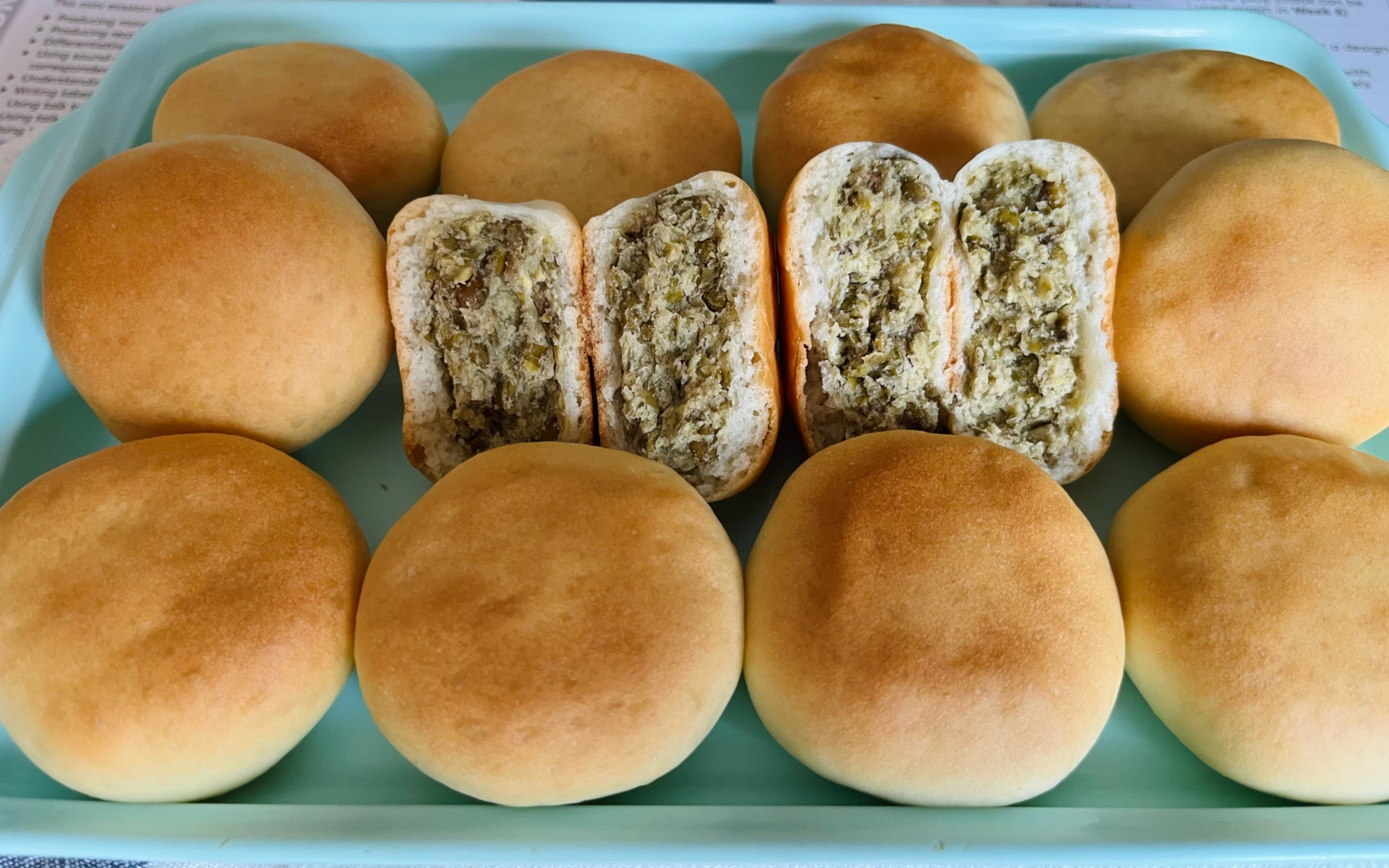 软皮绿豆糕少油少糖清香不腻用平底锅或烤箱都能做