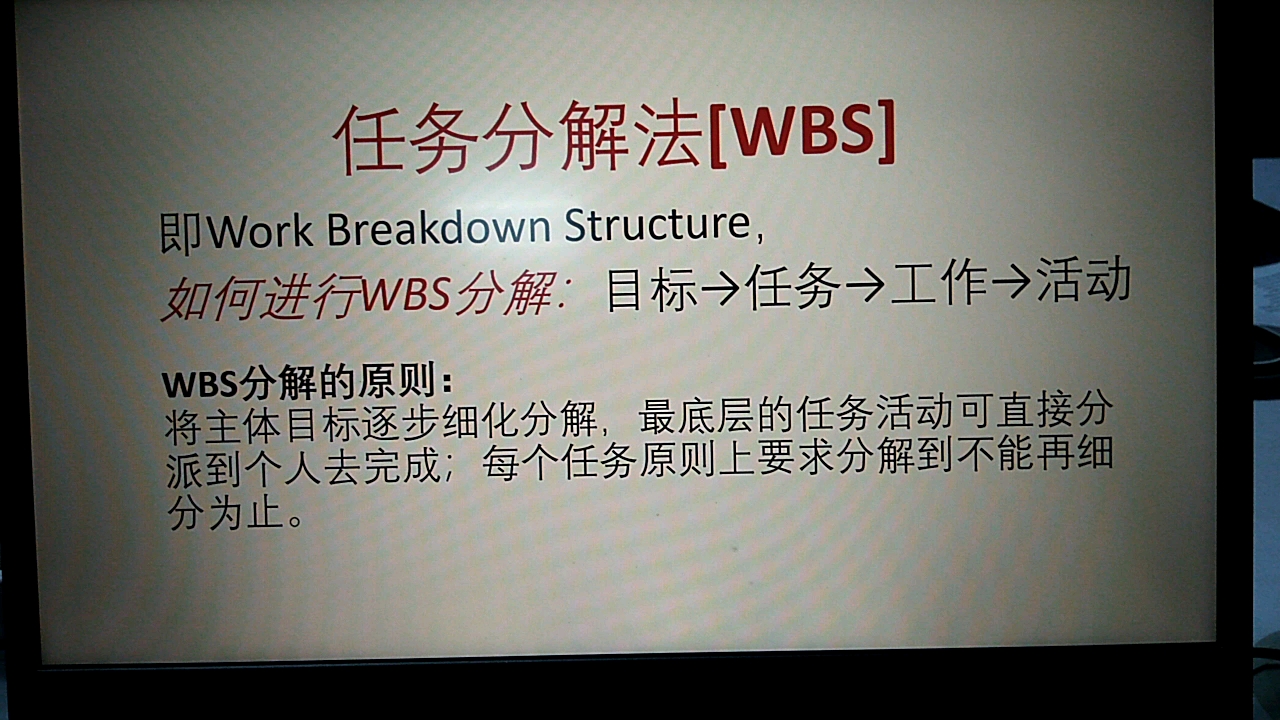 任务分解法 WBS哔哩哔哩bilibili