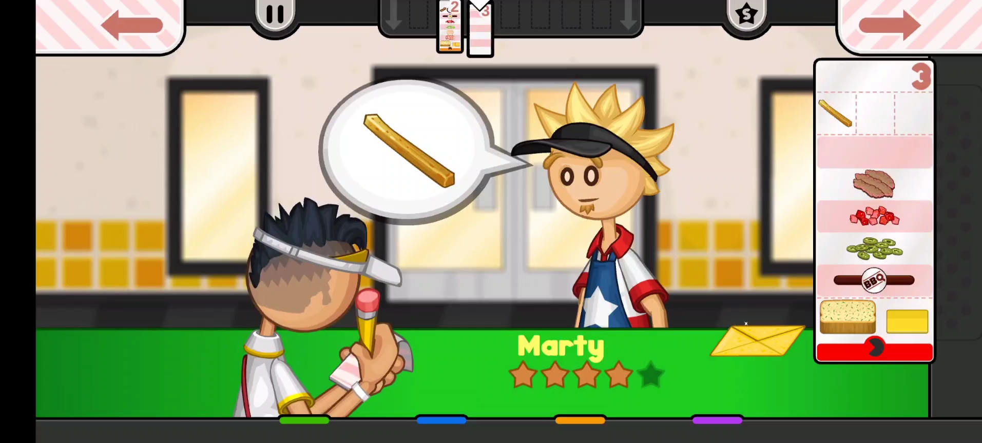 老爹三明治店00第36天92解锁炒洋葱97