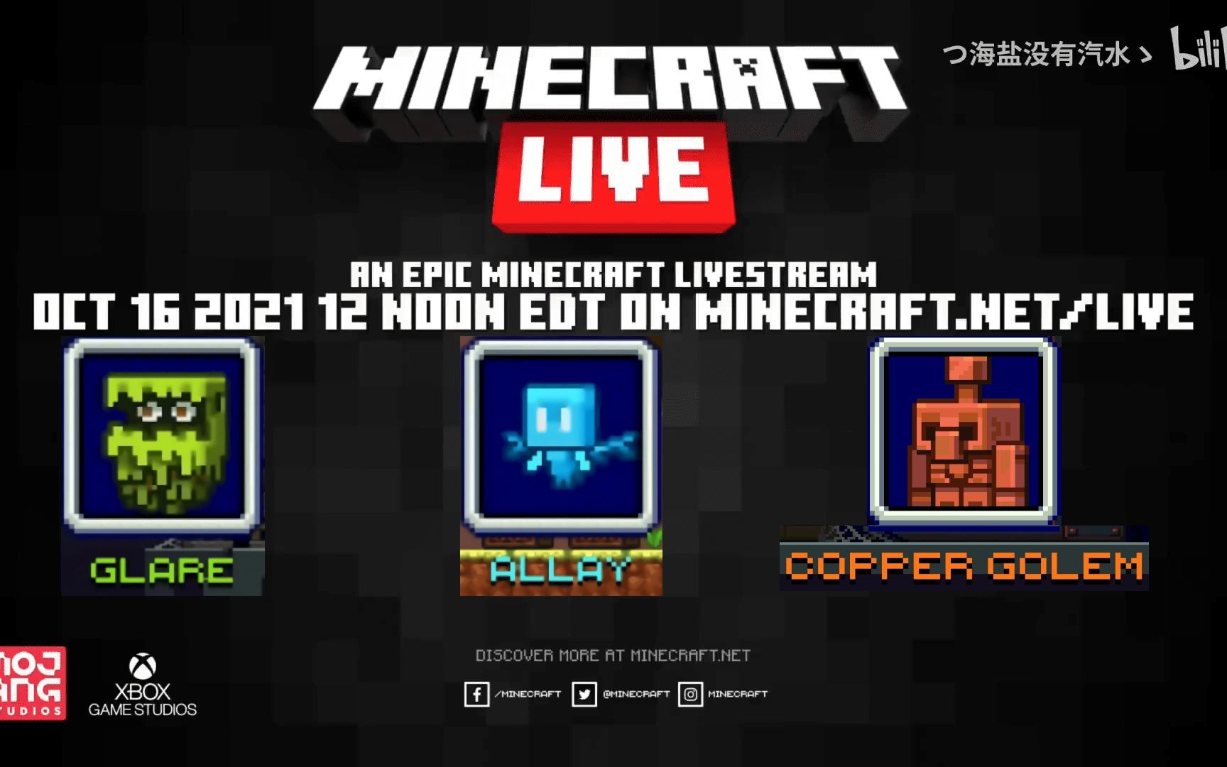 minecraft live 2021生物投票现已公布