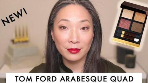 Michele Wang☆TOM FORD - NEW Arabesque Eye Color Quad - Swatches and  Demo-哔哩哔哩