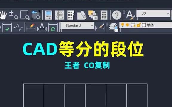 CAD等分的技巧,三种等分你都会了吗?cad教程,全屋定制,家装装修,室内设计 ,柜子 ,等分,哔哩哔哩bilibili