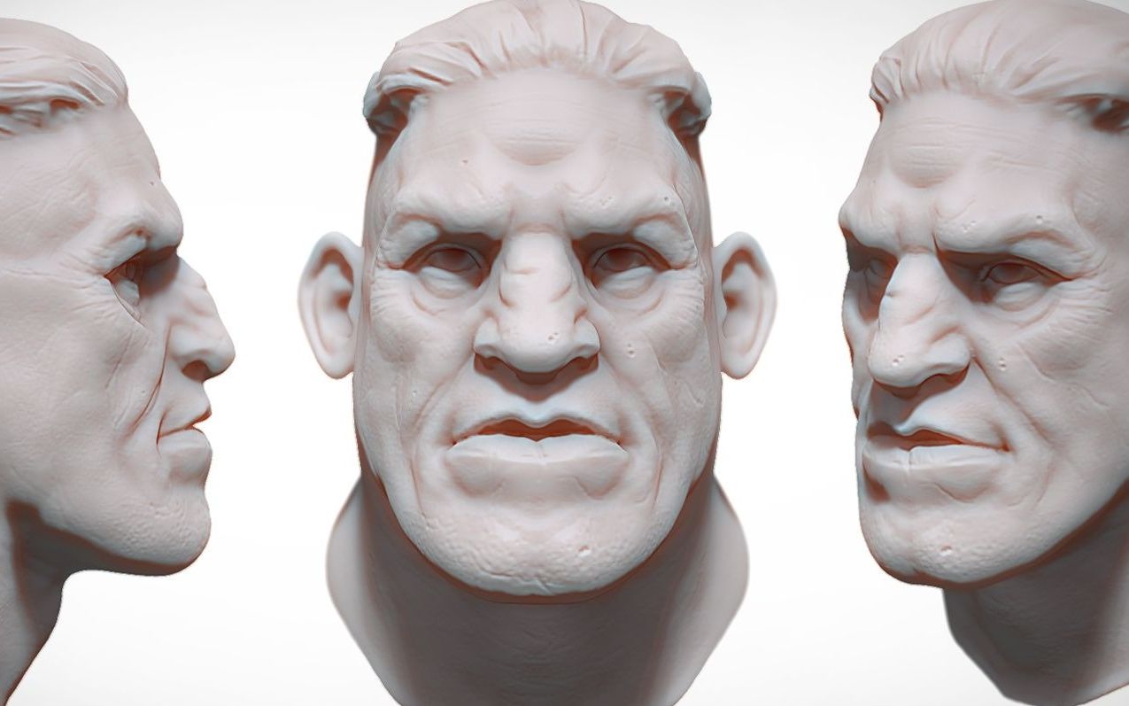 【塑乐章】zb-简单易懂的头像雕塑过程1