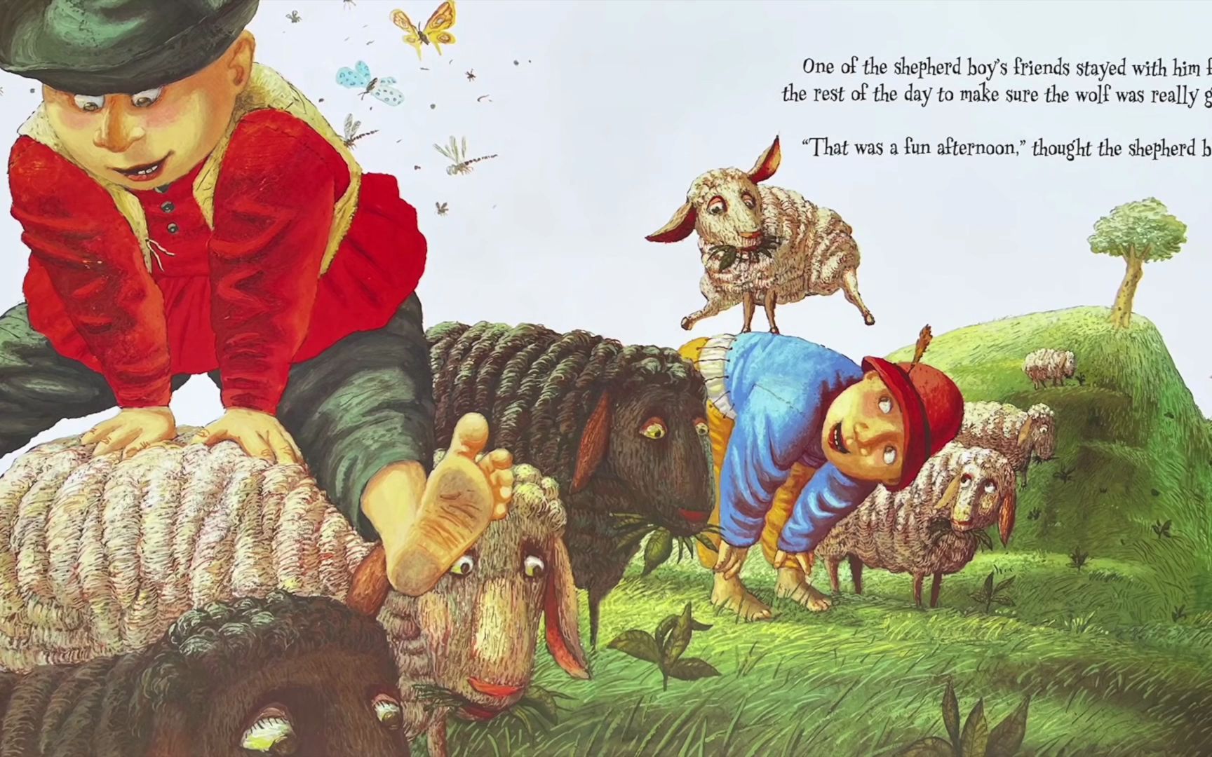 经典绘本故事【狼来了】the boy who cried wolf