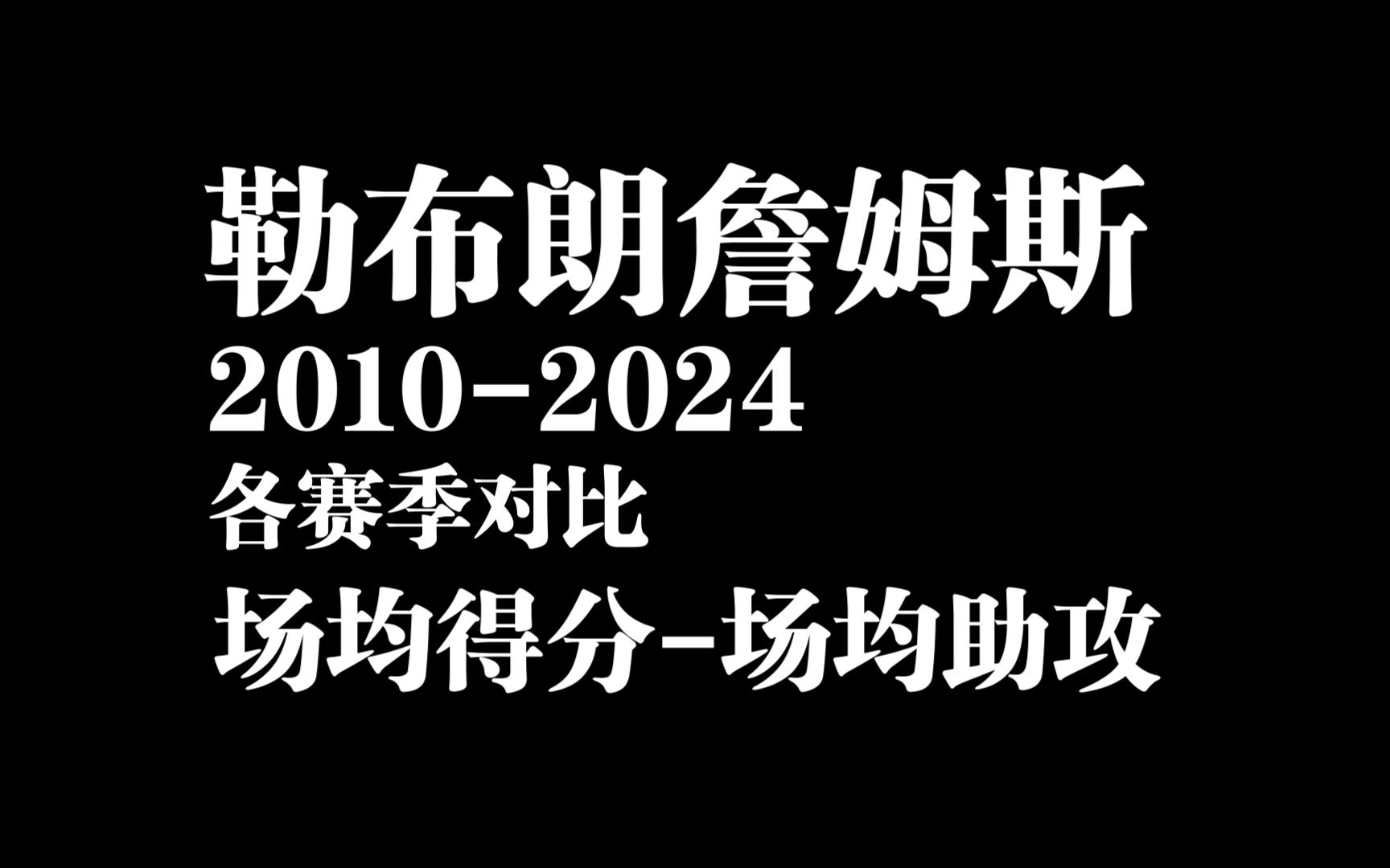 哪一年是勒布朗詹姆斯的进攻巅峰?动态比较各赛季詹姆斯场均得分场均助攻变化(20102024常规赛)哔哩哔哩bilibili