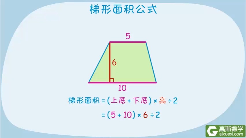 4年级 009 梯形面积公式