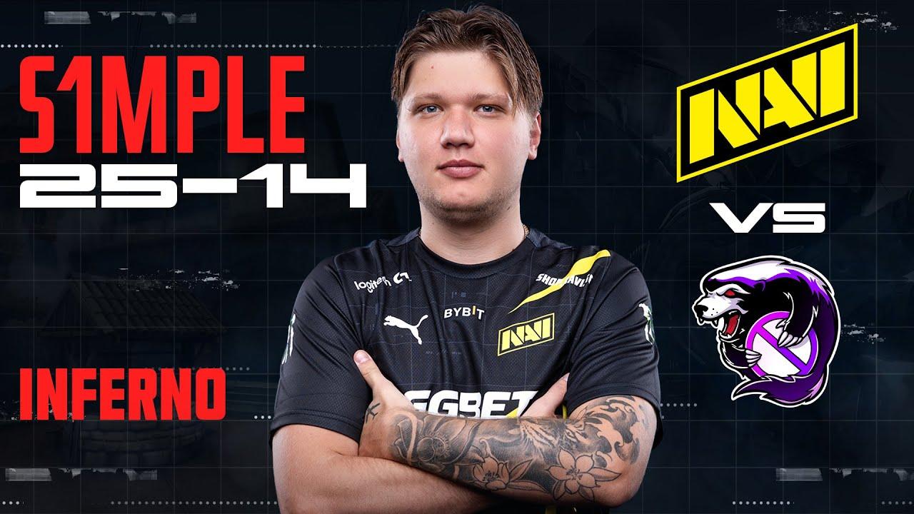 【csgo】s1mple Оформляет 3-0 на РМР | navi pov н