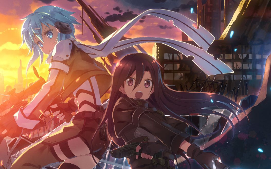 毅云说微剧场刀剑神域2p1女装桐人与枪的世界