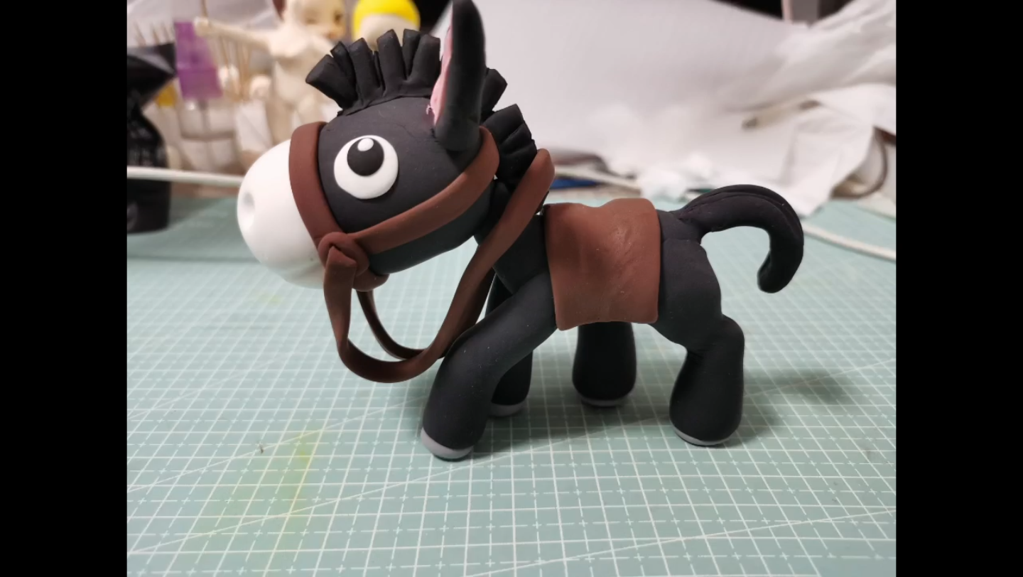 【超轻粘土】我有一只小毛驴,我本来也不骑