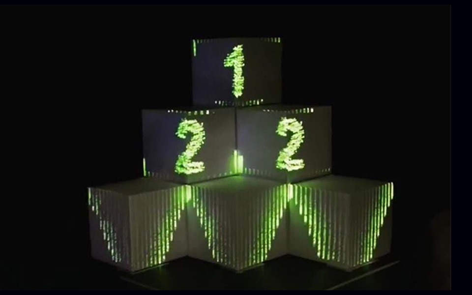 [图]课程作业光雕投影（Projection mapping）The Matrix