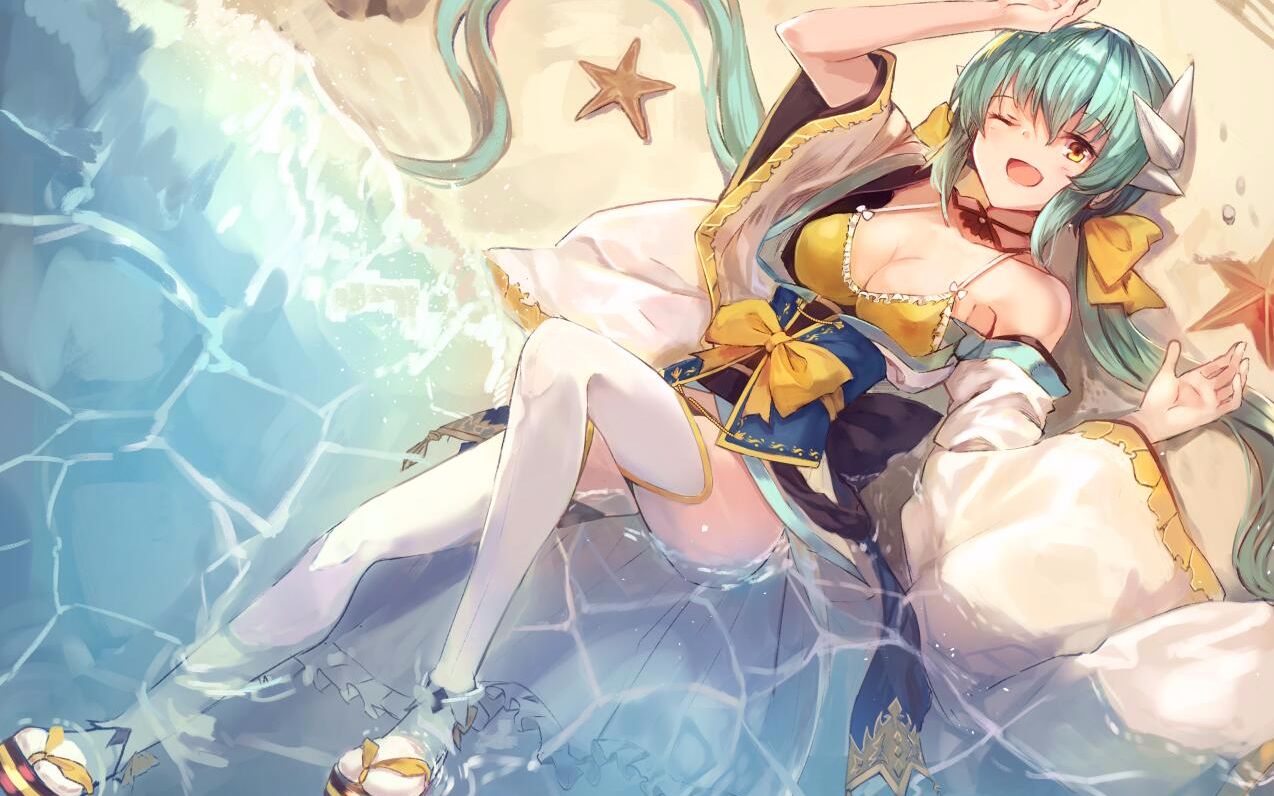 fgo二期泳装高难:笔友之战(清姬and小玉藻)