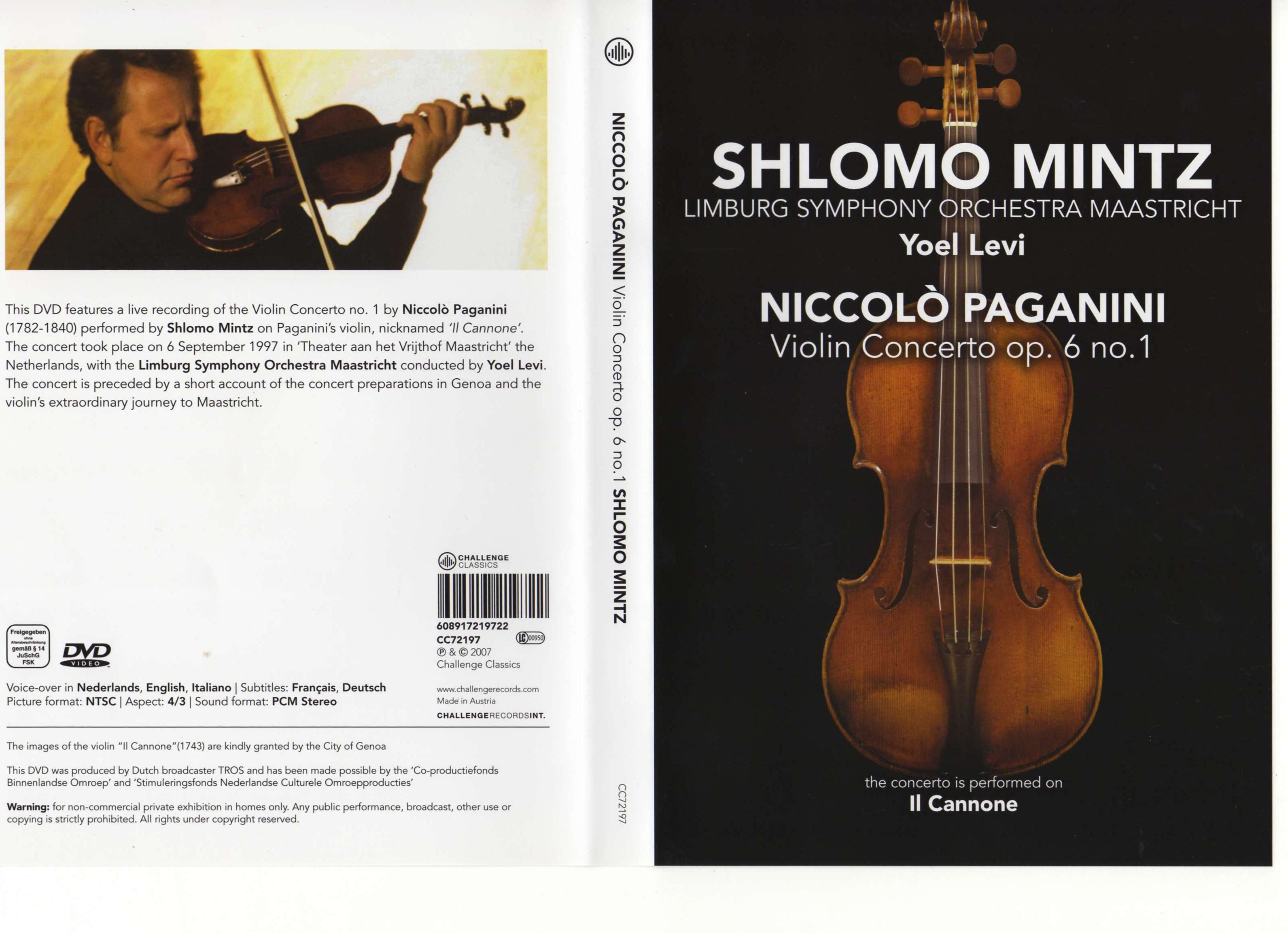 (HIRes)施洛莫ⷦ•茨 Shlomo Mintz  Paganini Violin Concerto №1(1997)哔哩哔哩bilibili