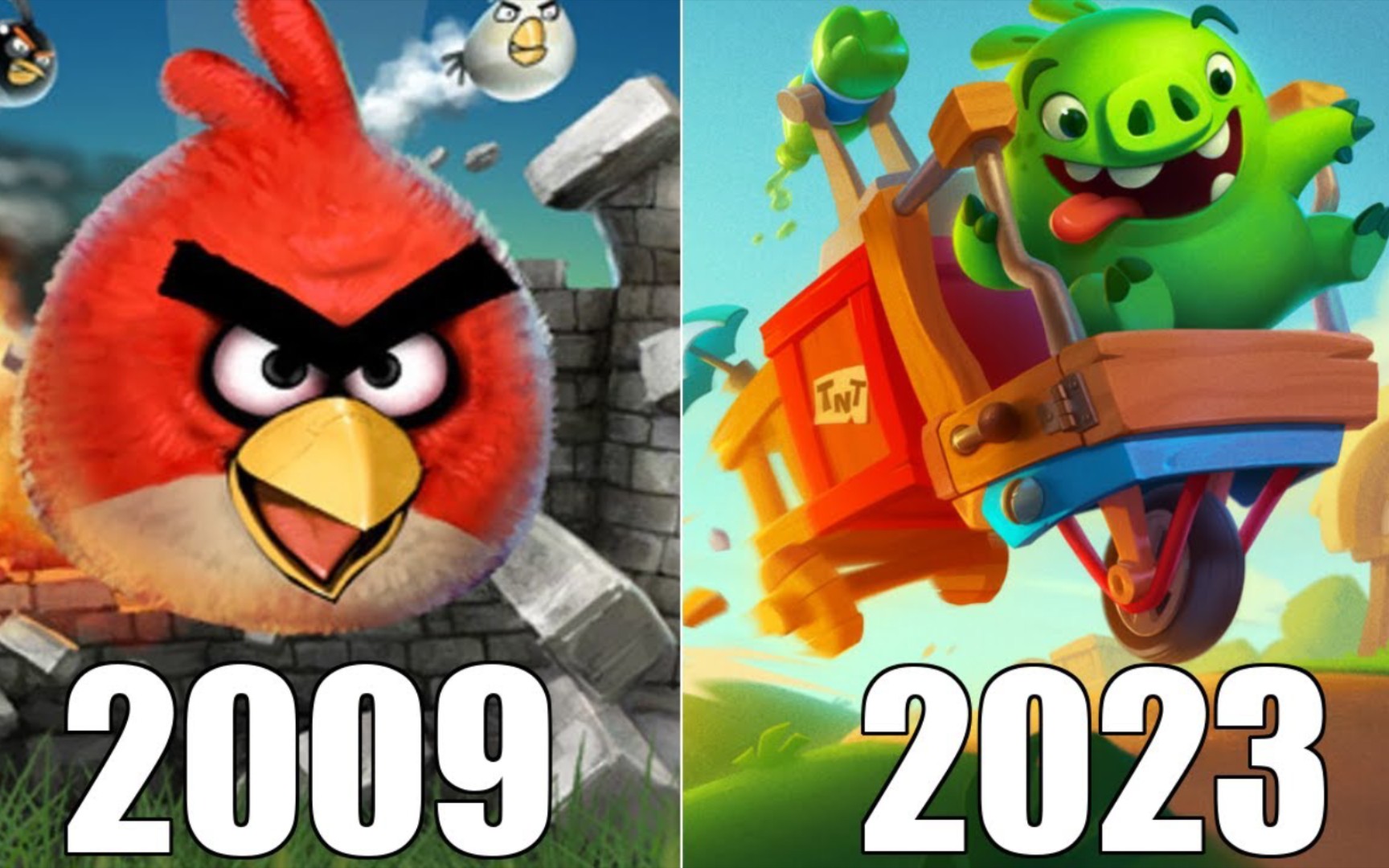 愤怒的小鸟Angry Birds [游戏进化史20092023]愤怒的小鸟游戏集锦