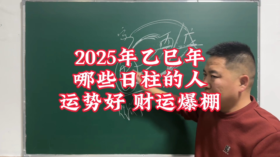 2025年乙巳年哪些日柱的人运势好财运爆棚哔哩哔哩bilibili