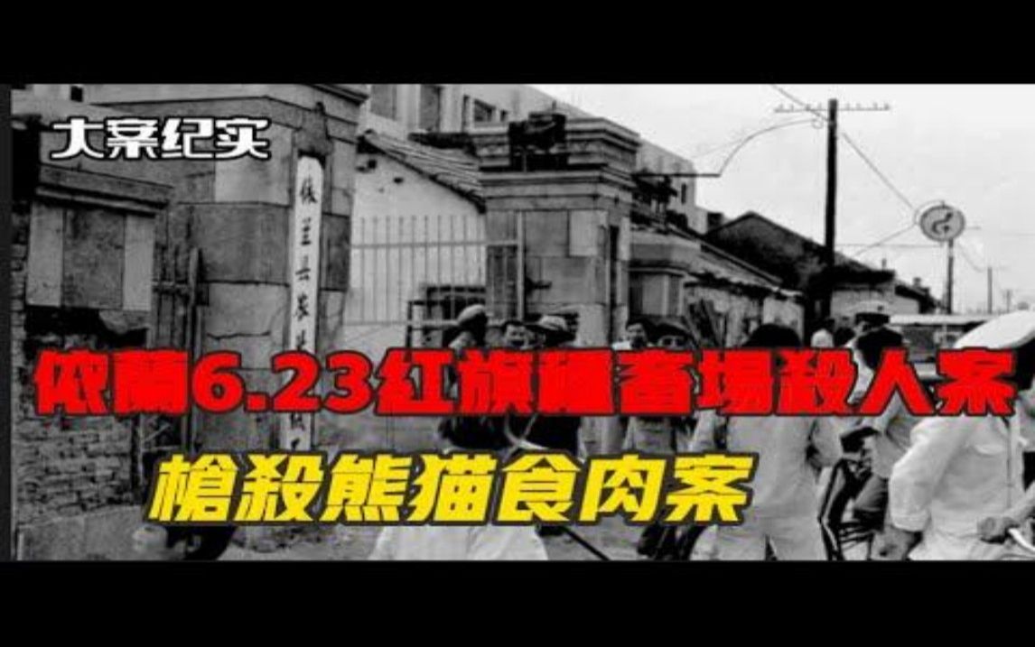 依蘭縣6 23紅旗種畜廠離奇命案,槍殺國寶熊貓食肉案呂鵬大案紀實