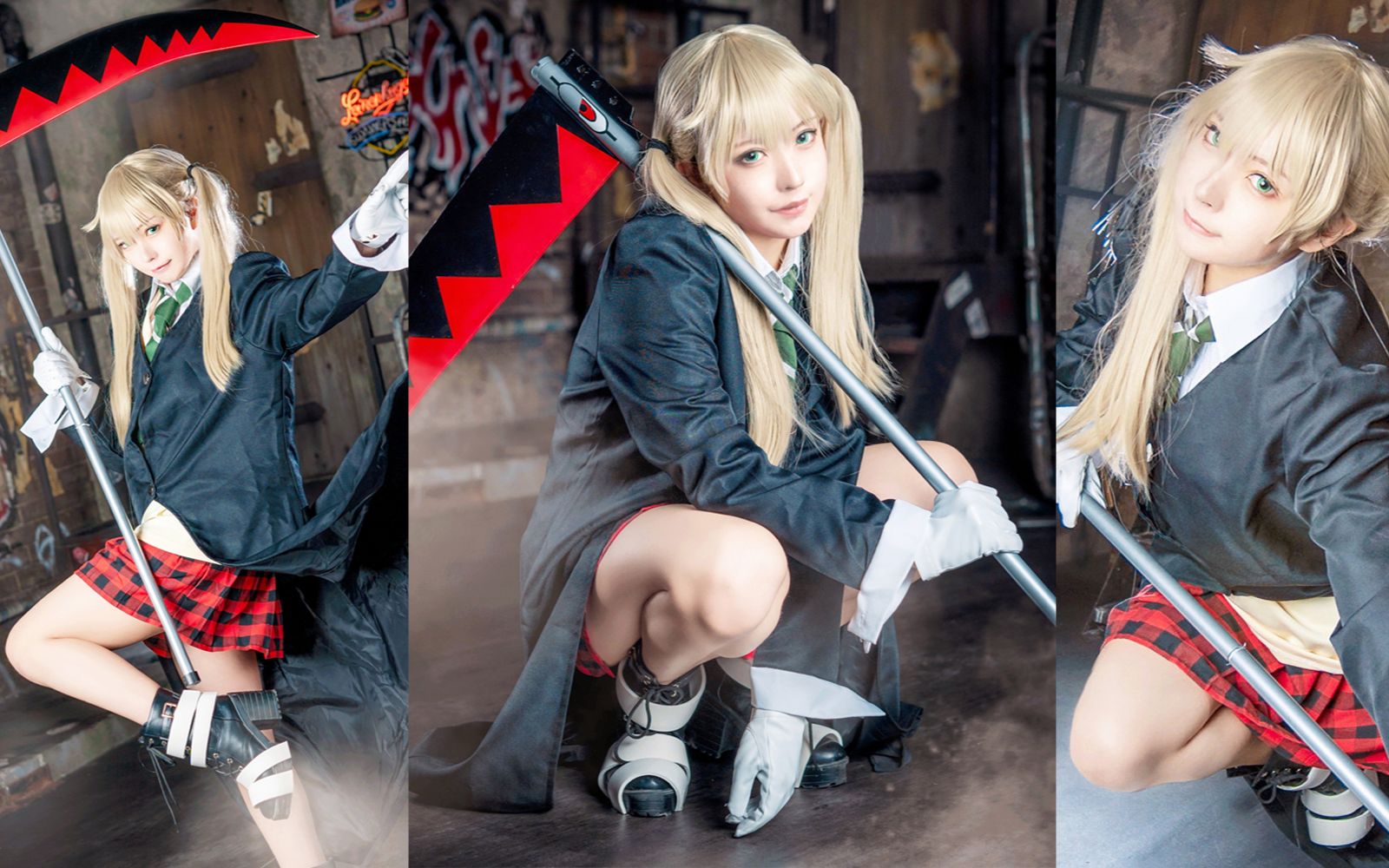 《soul eater噬魂师》玛嘉·阿尔邦最强cos!你们喜欢的双马尾!