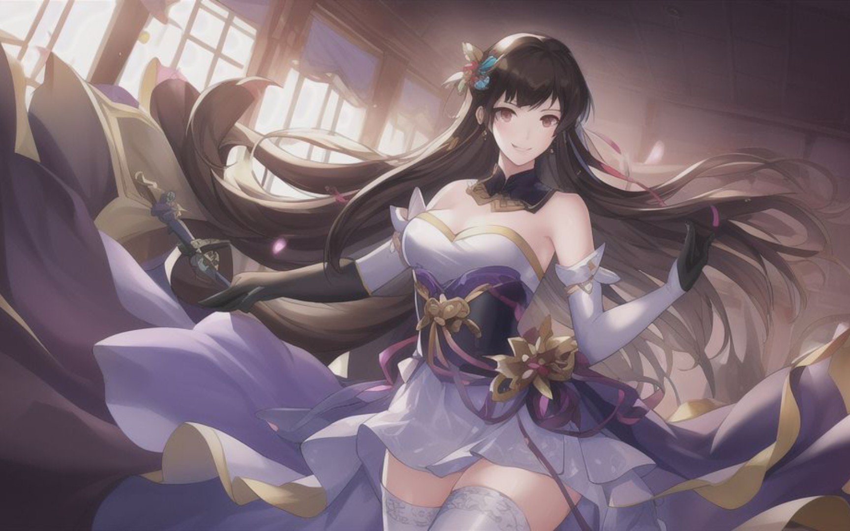 【ai绘画】国风女侠的传奇故事