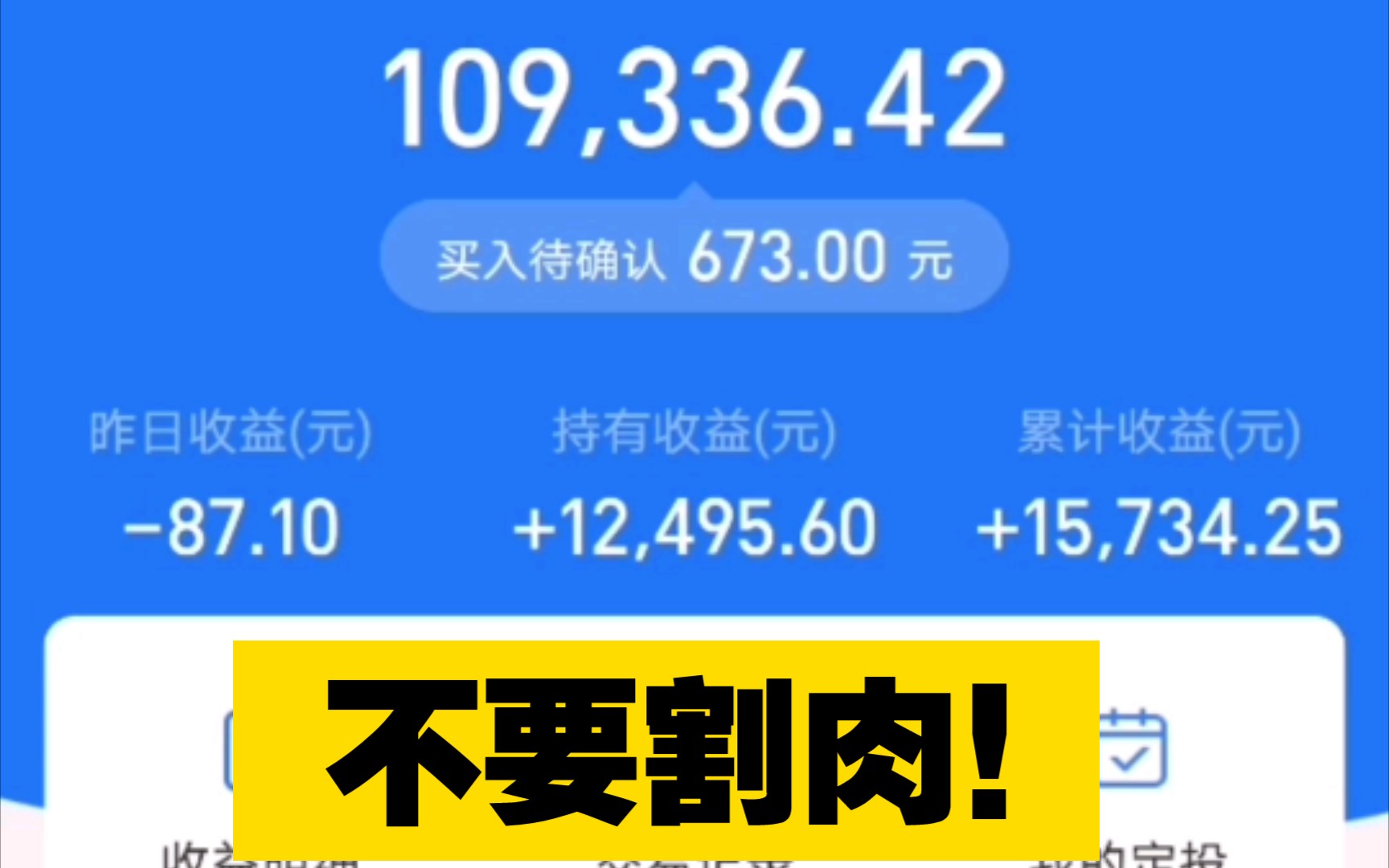 0128日基金暴亏2800.小瑜哥复播!我也没有颓,坚定看多!哔哩哔哩bilibili