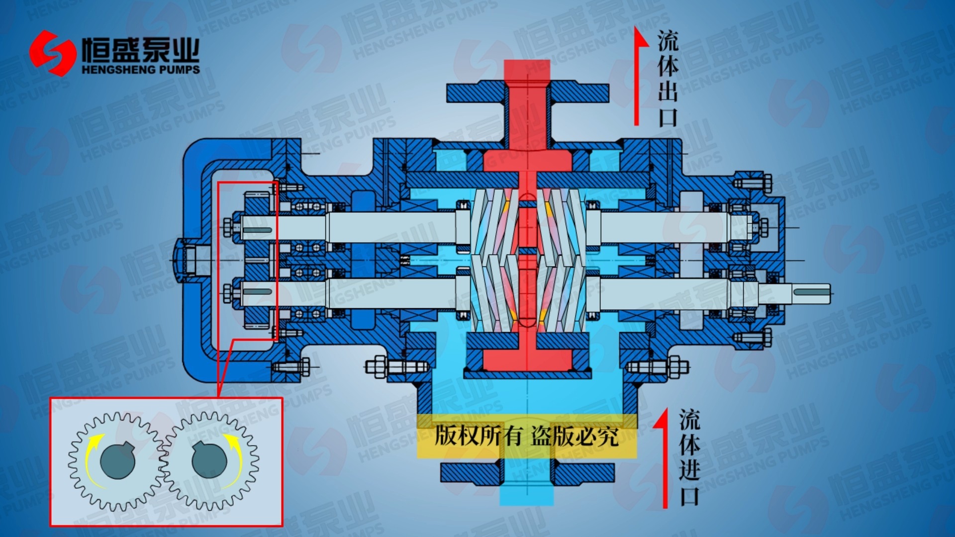 双油泵工作原理图图片