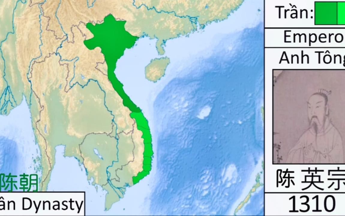 越南陈朝地图图片