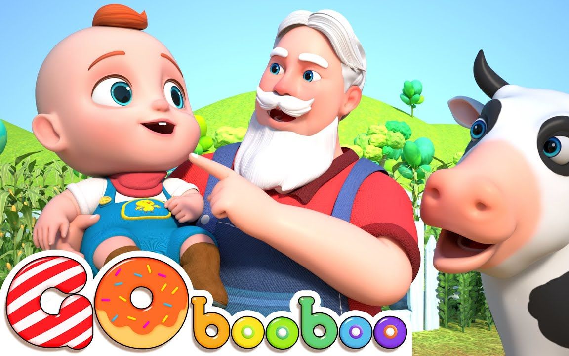 [图]【GoBooBoo英文儿歌】Old MacDonald Had a Farm + More Kids Songs & Nursery Rhymes by GoB