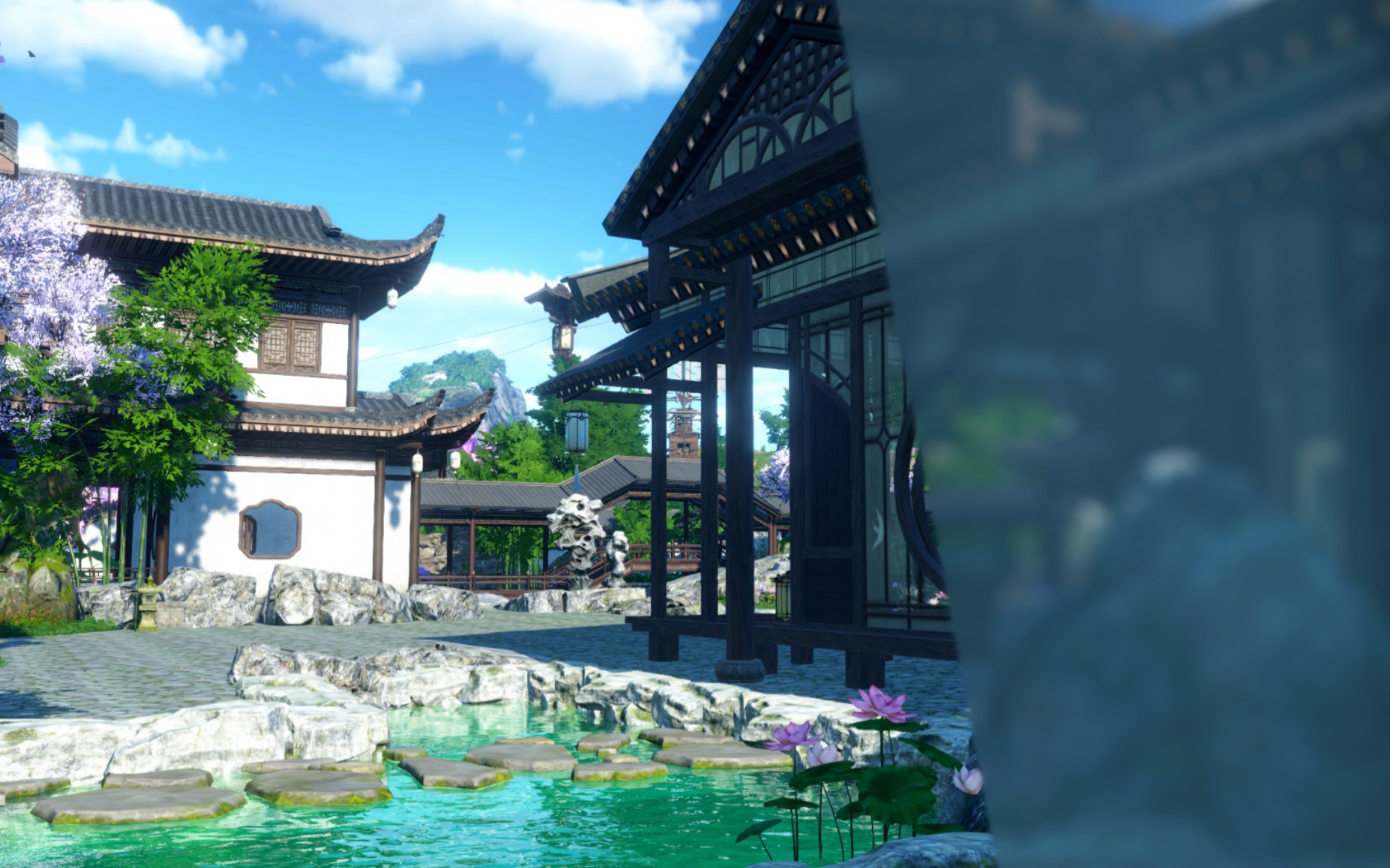 【逆水寒手游】北宋88号中式园林庄园在售,大佬来看看房