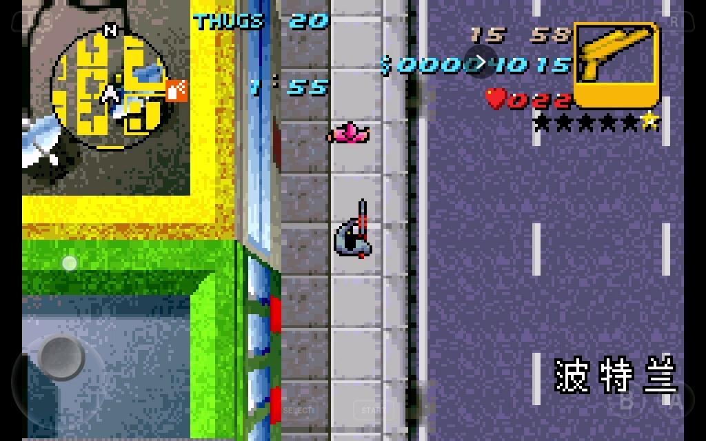 侠盗猎车手:前进 2004 gta advance 暴动骷髅4