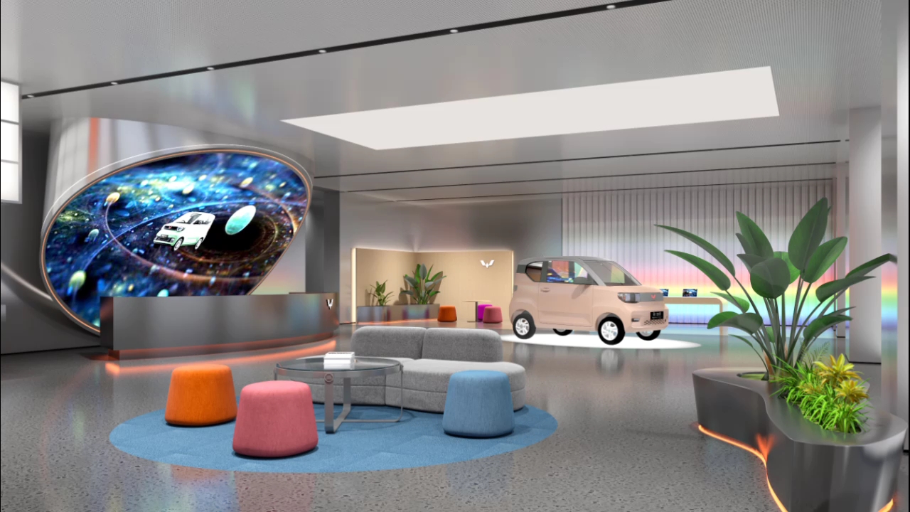 新能源汽车展厅设计分享