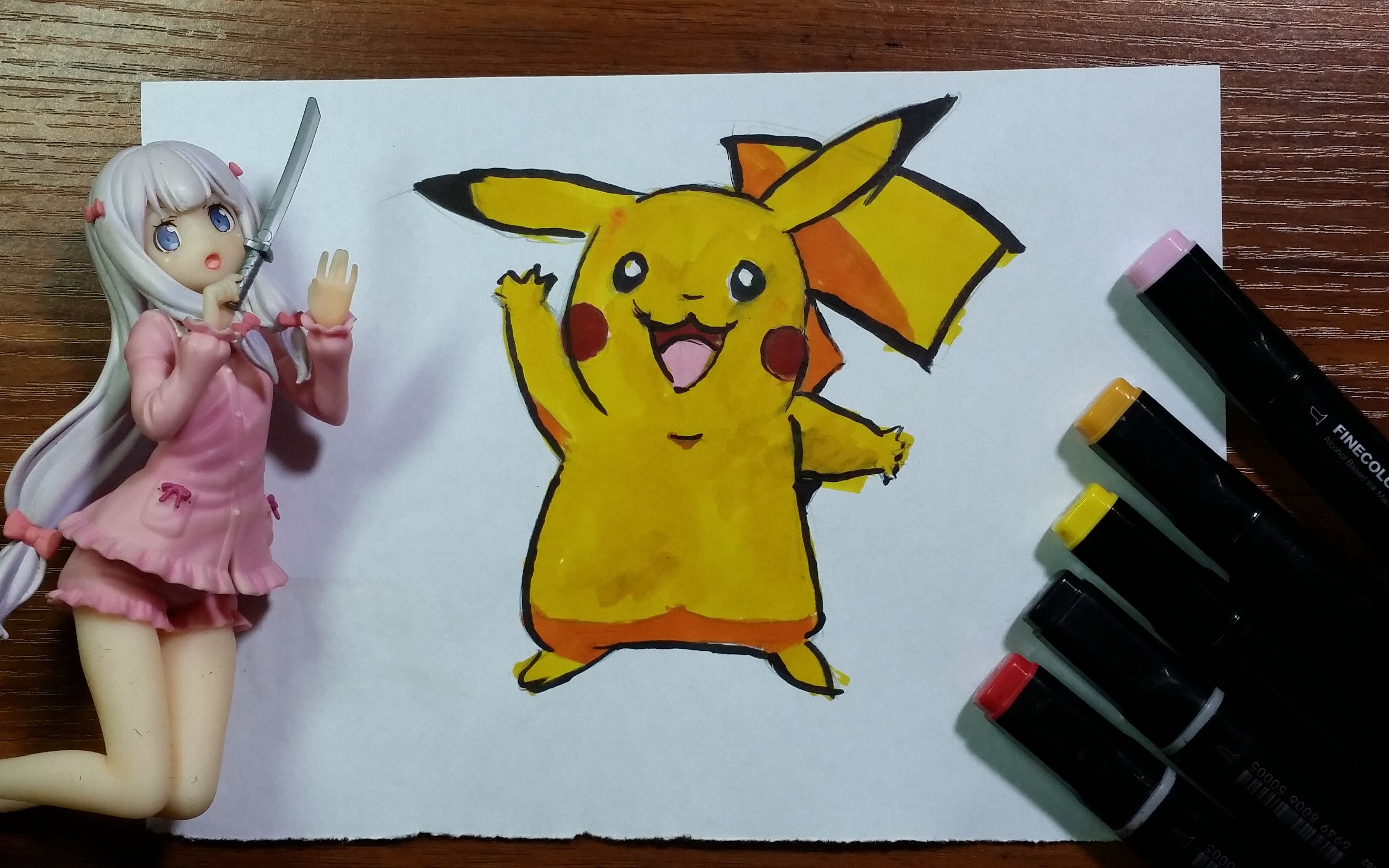 1分钟.10秒钟画皮神皮卡丘!