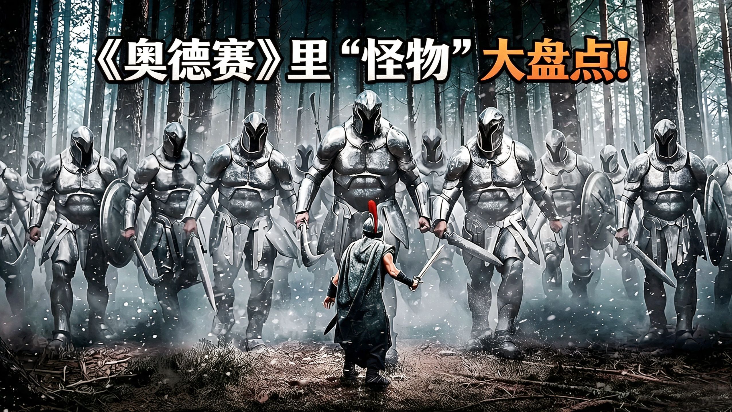 诺兰2.5亿巨作！盘点《奥德赛》里所有的怪物！让你更容易看懂奥德赛！