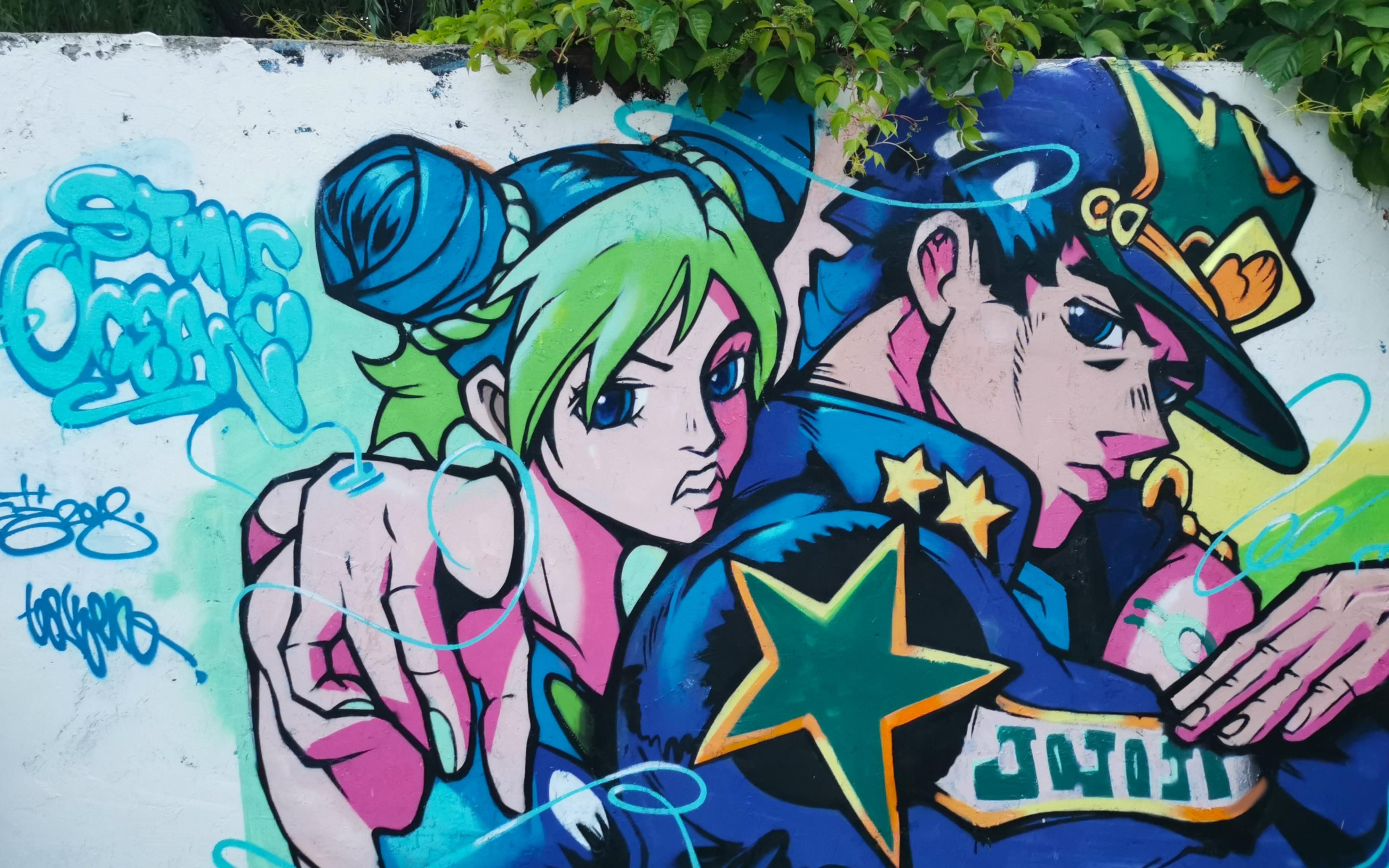 活动  美院jo厨毕业前涂鸦一对父女祝自己前途无量.