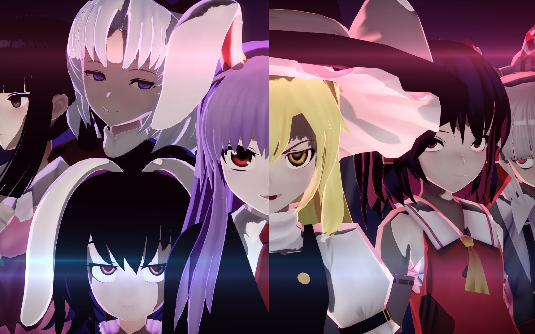 n站弹幕东方mmd永远亭大战