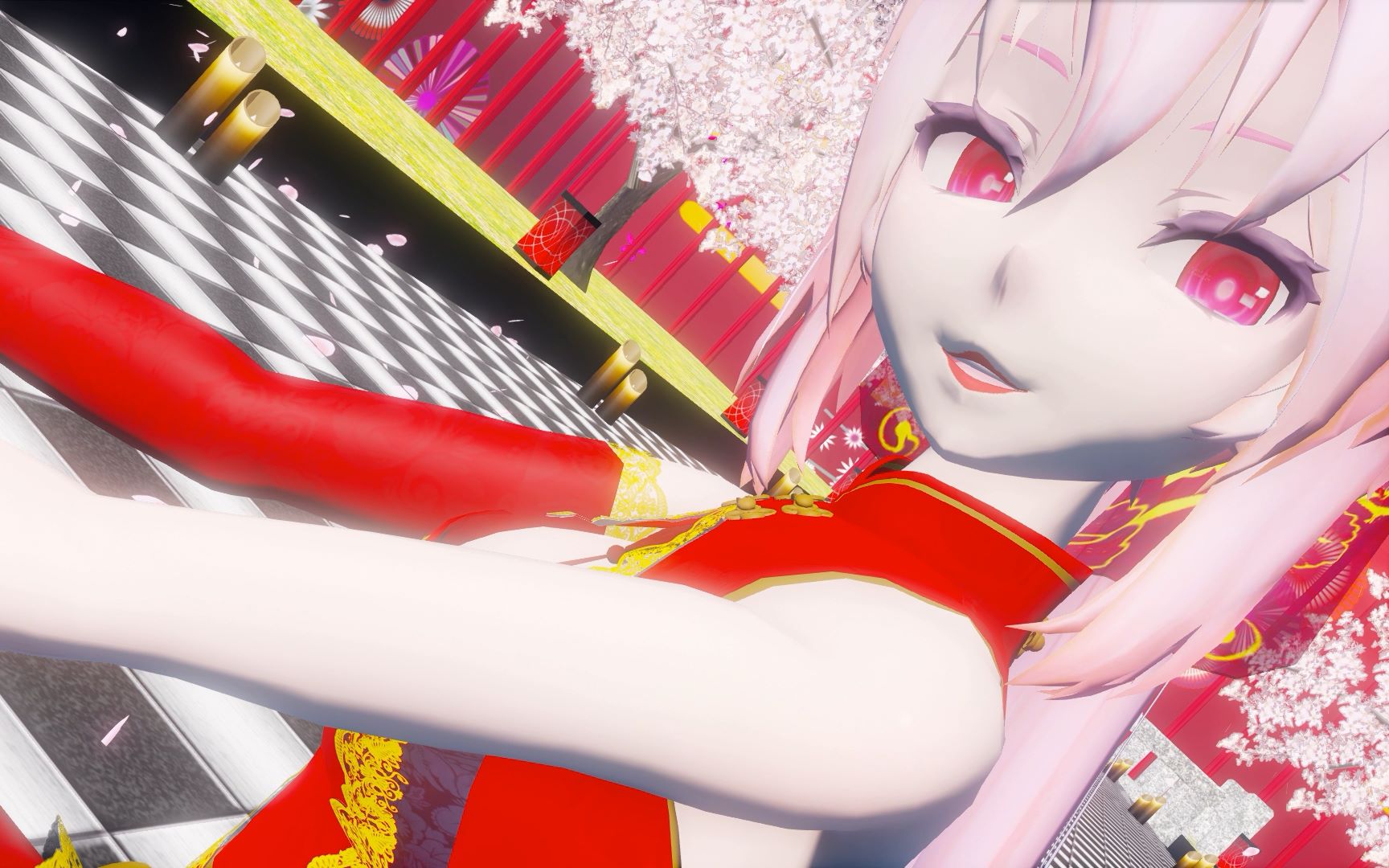 巡音mmd借缕东风吹得她眉开眼笑