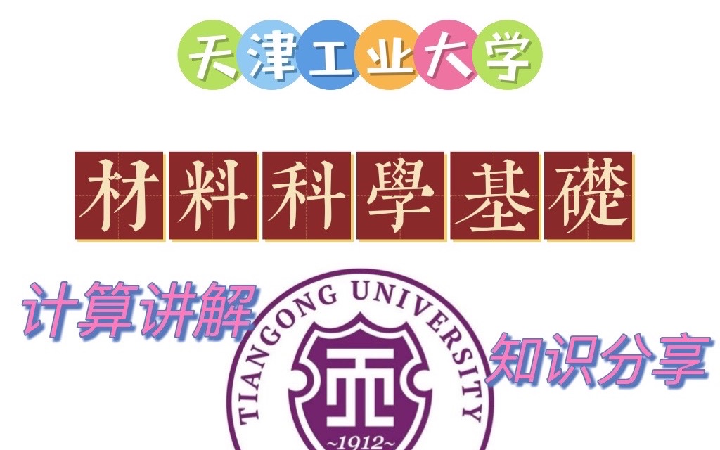 【知识讲解】天津工业大学808材料科学基础讲解密度、致密度求法哔哩哔哩bilibili