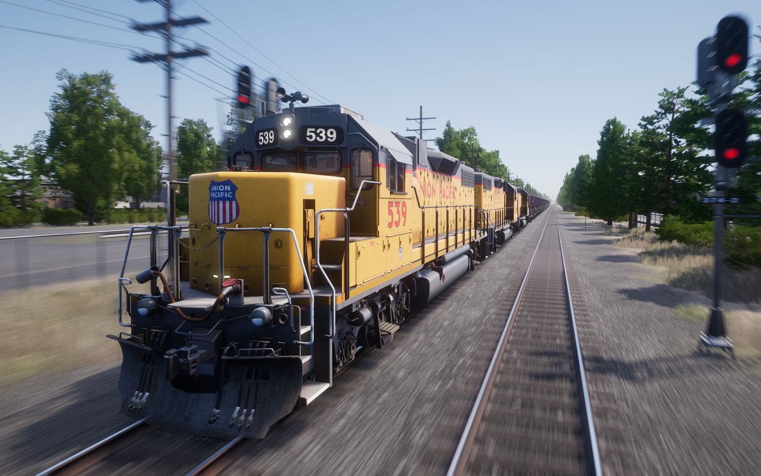 美国sd40-2内燃机车重联操作演示_哔哩哔哩_bilibili