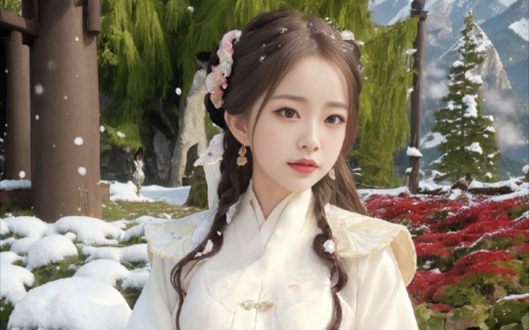 汉服-明-马面裙 | ai绘图