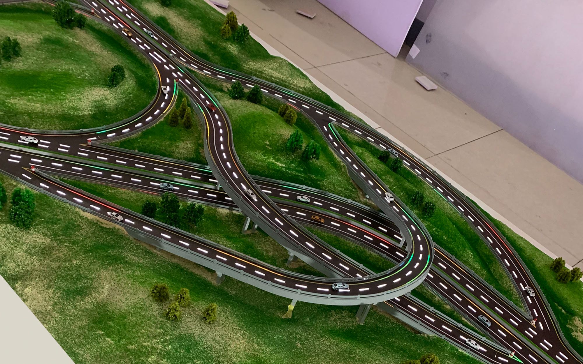 交通沙盘模型制作工厂,高速公路沙盘模型定制公司